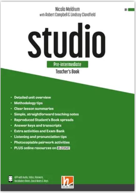 STUDIO Pre-Intermediate Teacher's Book + e-zone
