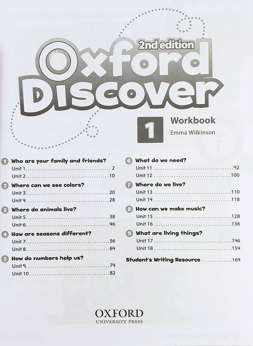 Oxford Discover (2nd edition) 1 Workbook with Online Practice