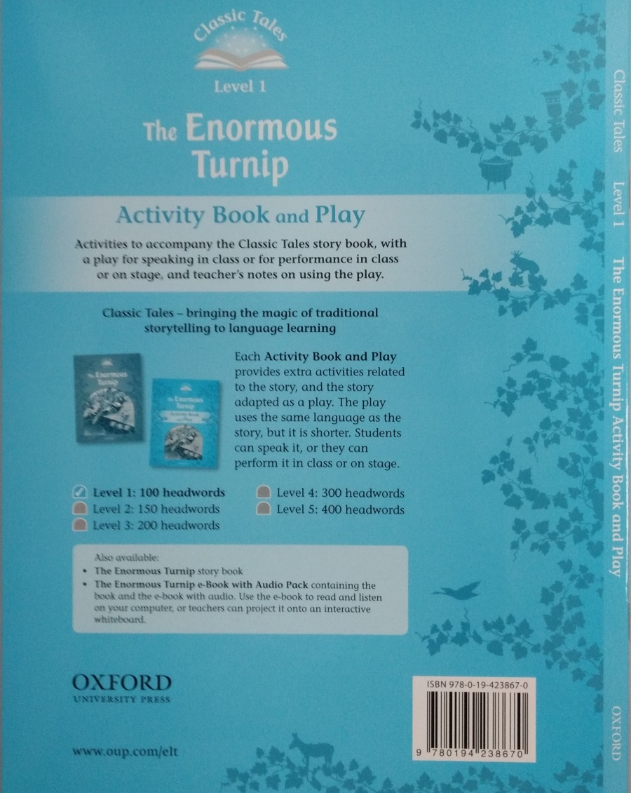 Classic Tales Level 1 The Enormous Turnip Activity Book and Play