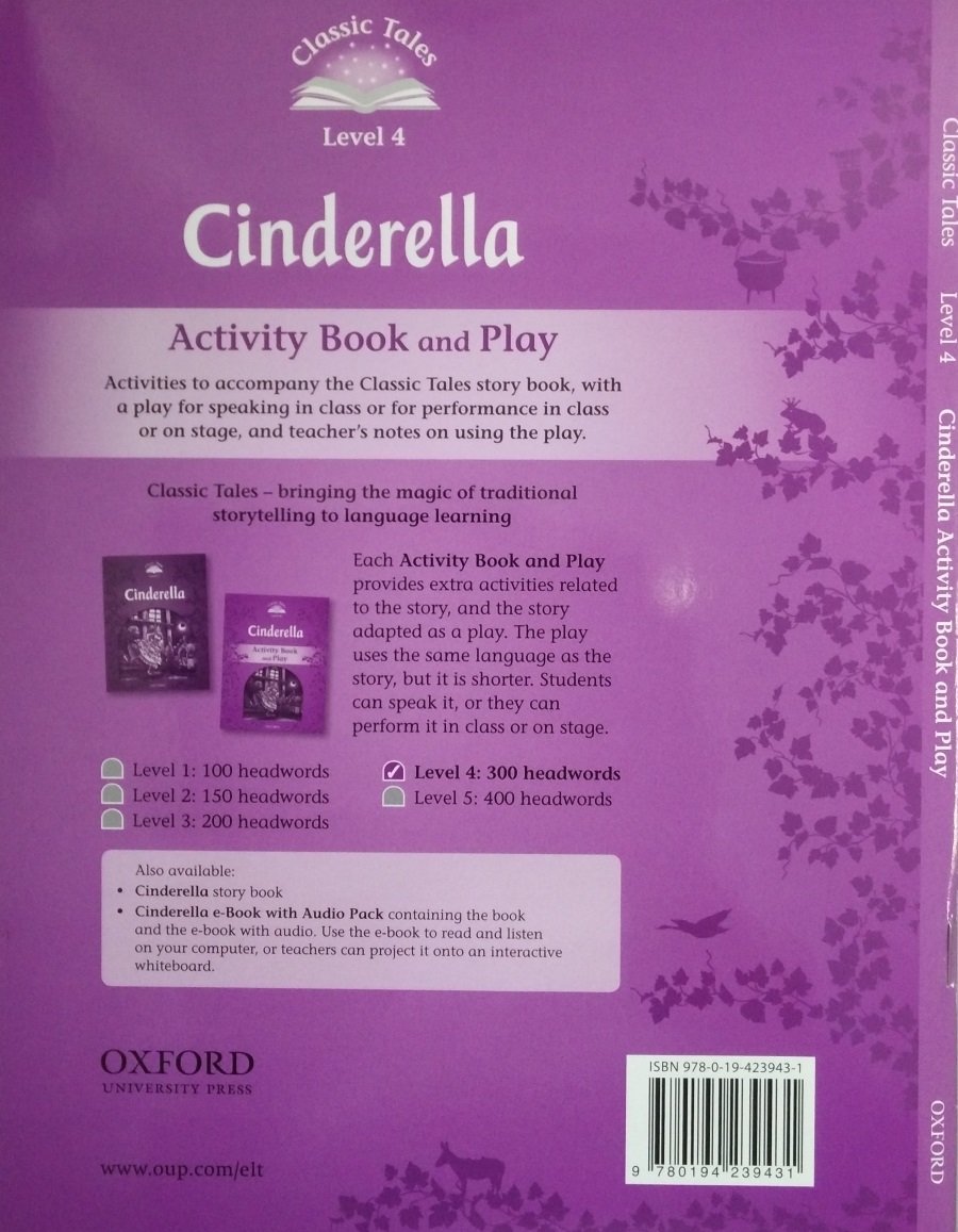 Classic Tales Level 4 Cinderella Activity Book and Play