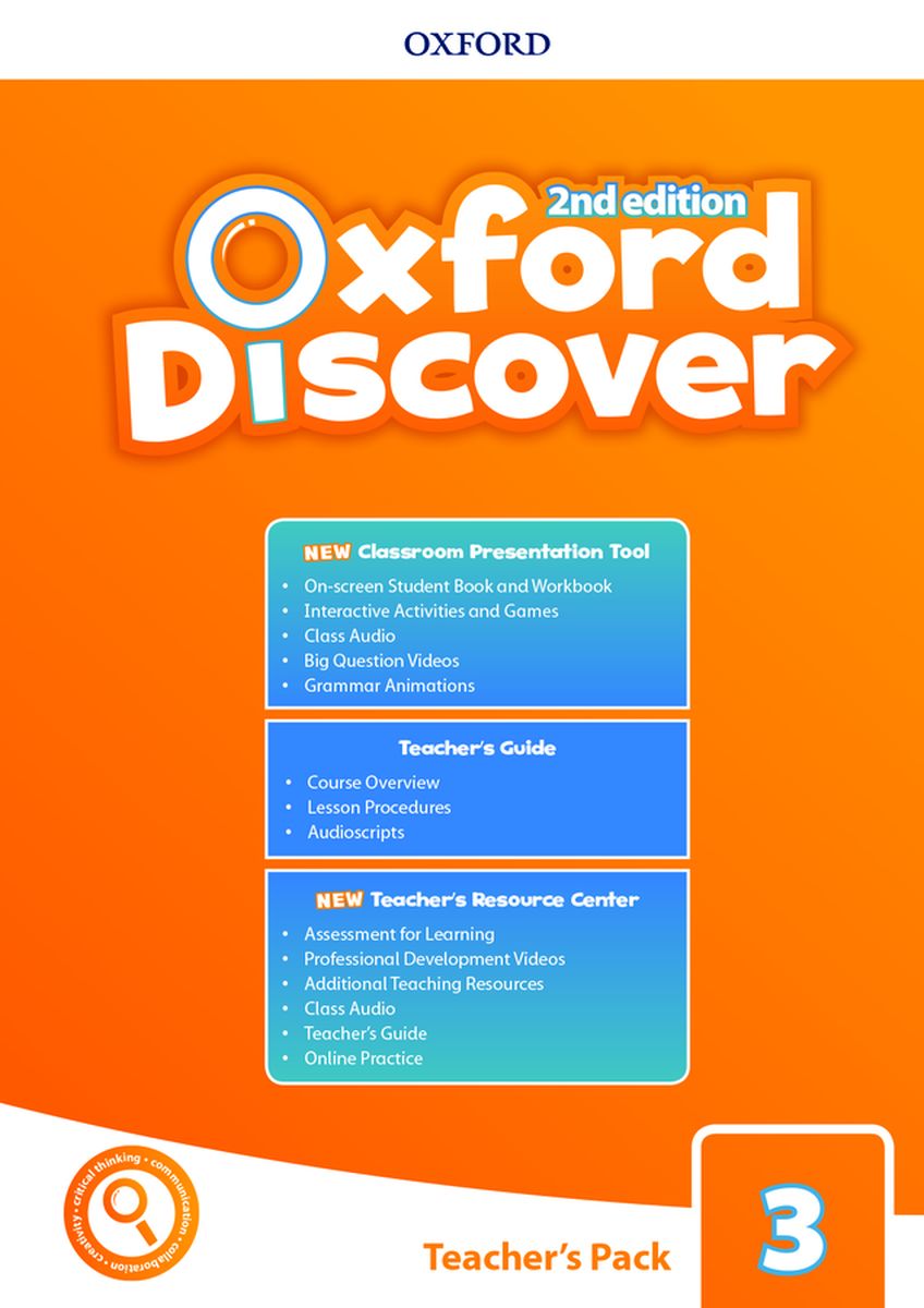 Oxford Discover (2nd edition) 3 Teacher's Book Pack (Teacher's Guide, CPT and Teacher Resource Center)