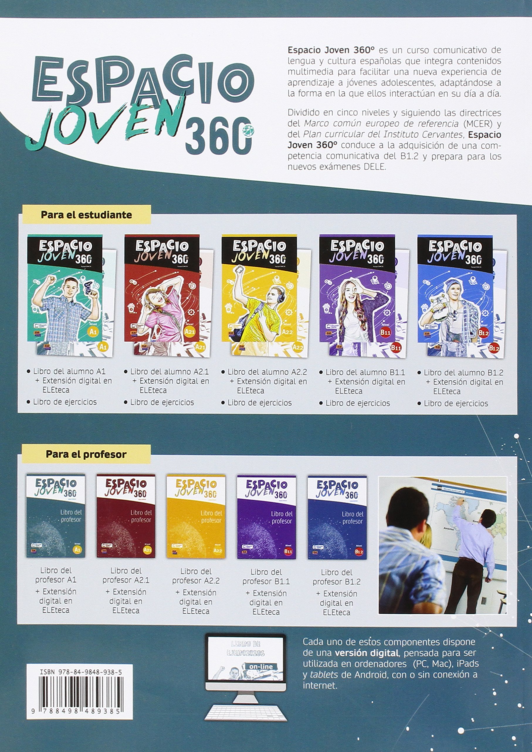 Espacio Joven 360 A1 Libro del Profesor + Extension digital en ELEteca
