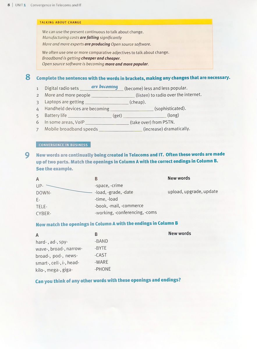 Express Series English for Telecoms Student's Book