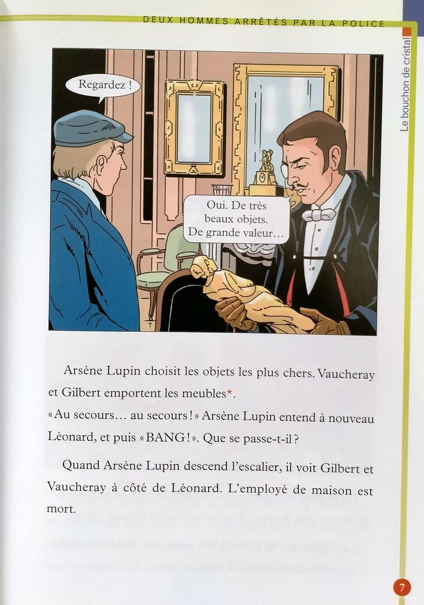 Lecture En Francais Facile 1 Arsene Lupin Le Bouchon de Cristal