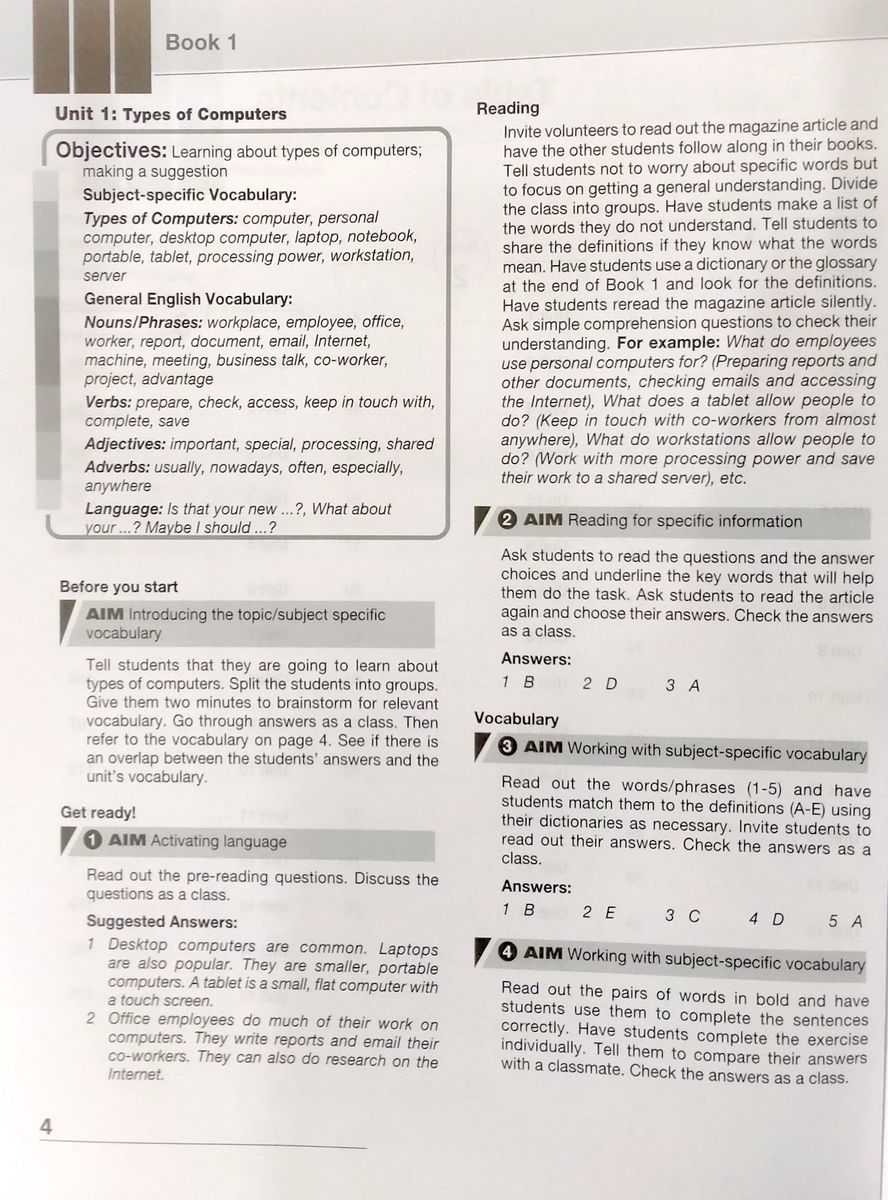 Career Paths (2nd edition) Computing Teacher's Guide