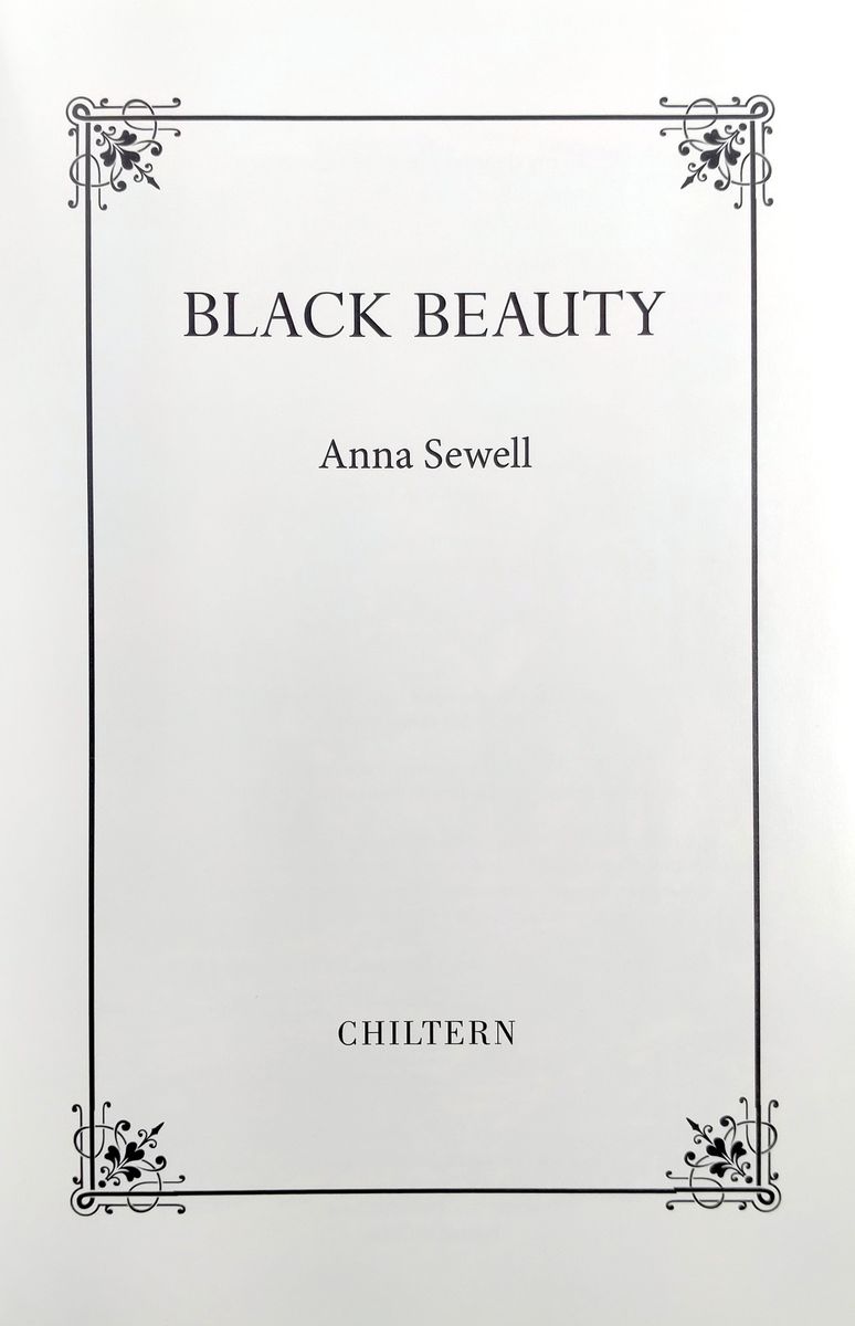 Black Beauty (Chiltern Classic)