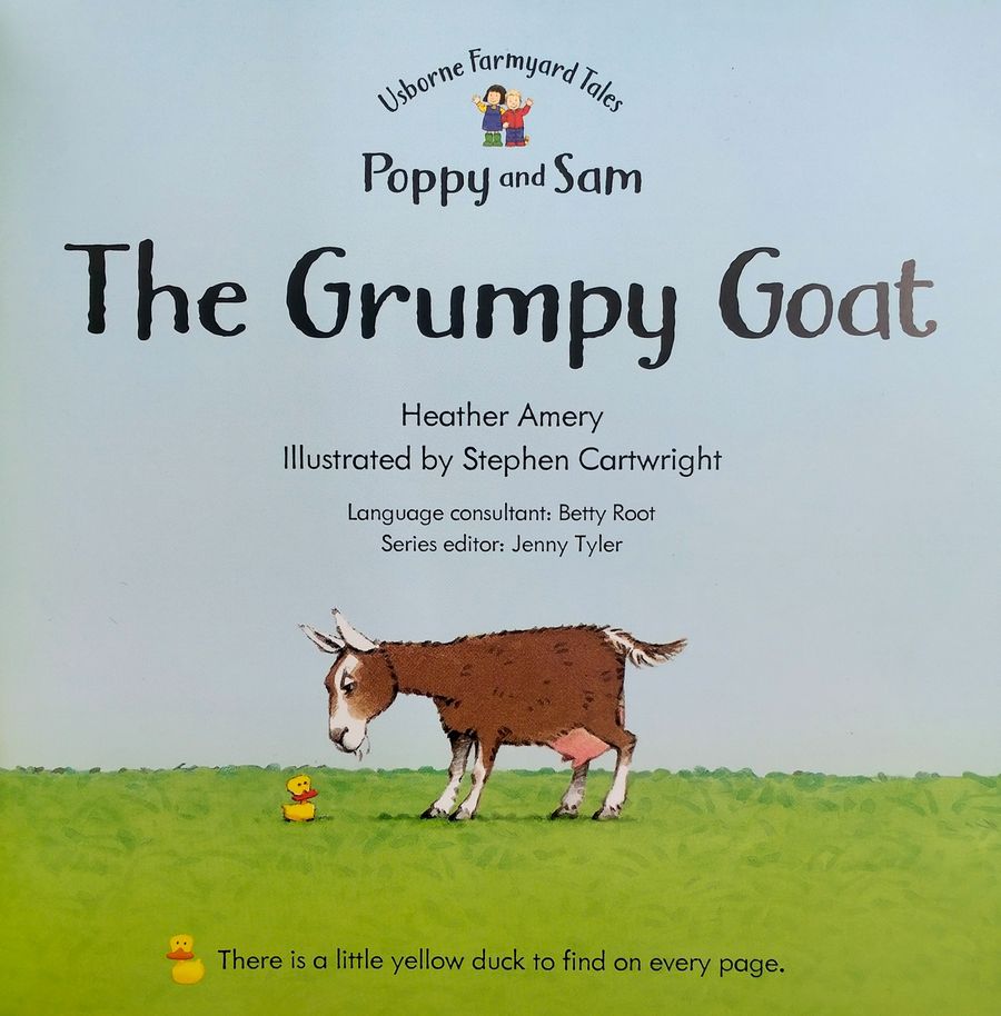 Usborne Farmyard Tales Poppy and Sam The Grumpy Goat