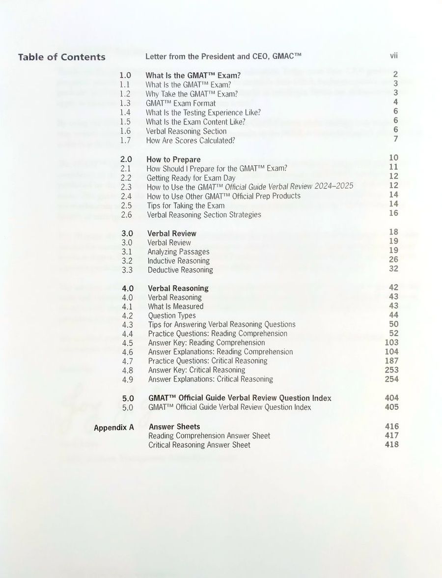 GMAT Official Guide Verbal Review 2024-2025 Book + Online Question Bank
