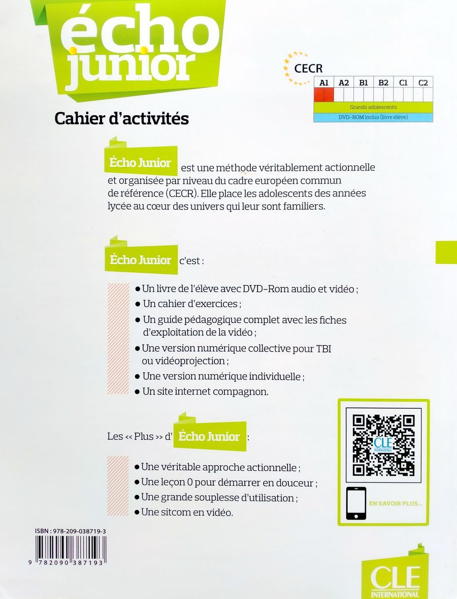 Echo Junior A1 Cahier d'exercices