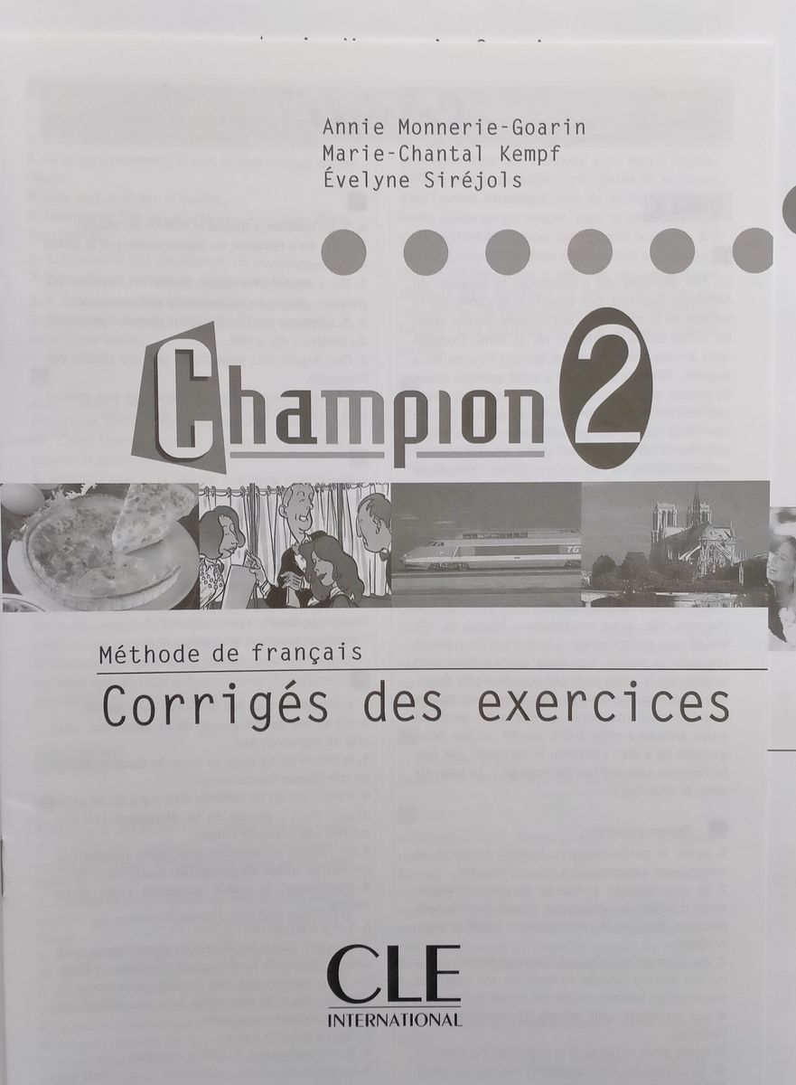 Champion 2 nouvelle edition Cahier d'exercices
