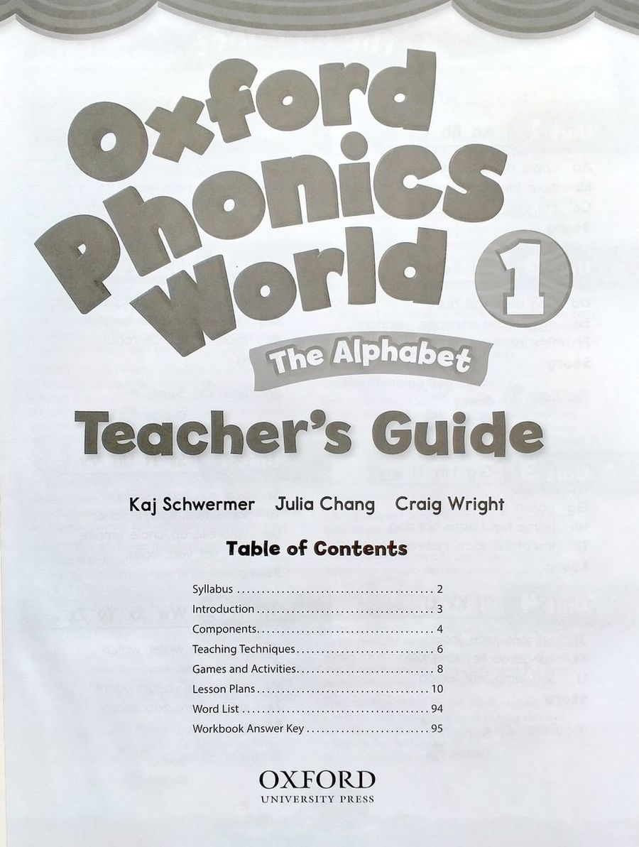 Oxford Phonics World 1 Teacher's Book with Classroom Presentation Tool