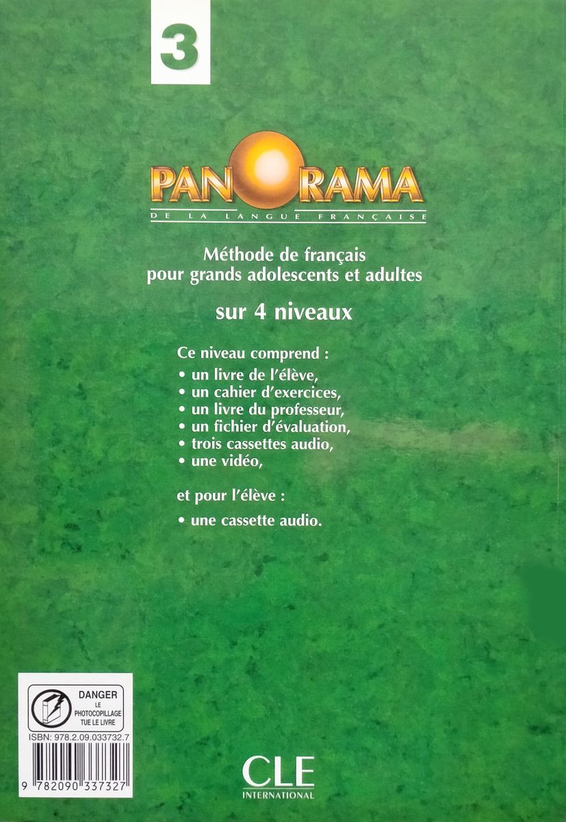 Panorama 3 Livre de l'eleve
