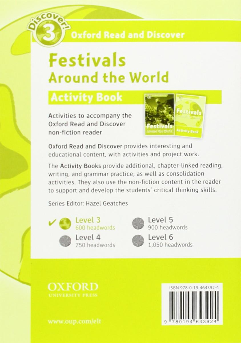 Oxford Read and Discover 3 Festivals Around the World Activity Book