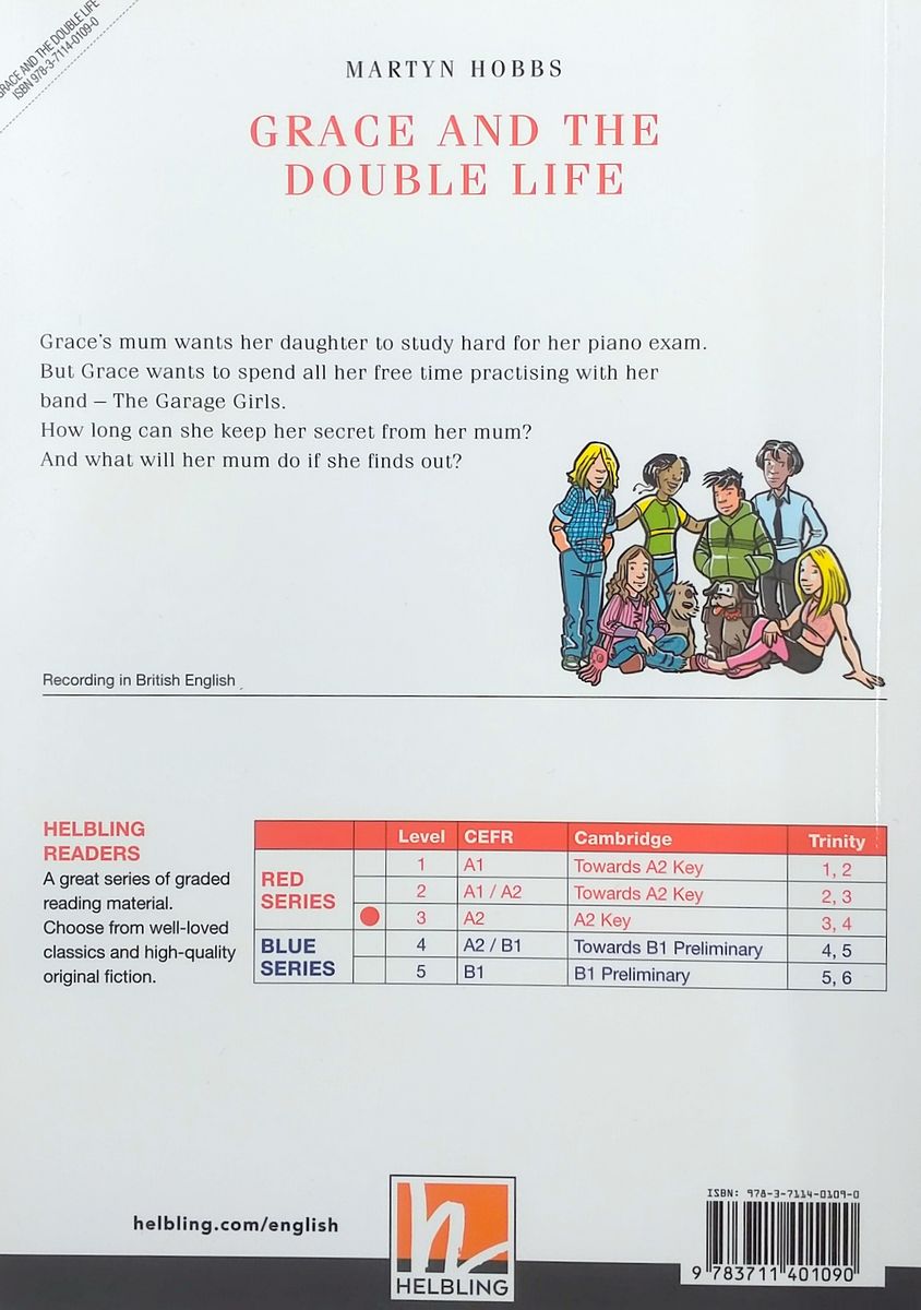 Helbling Young Readers 3 Grace and the Double Life + app + e-zone