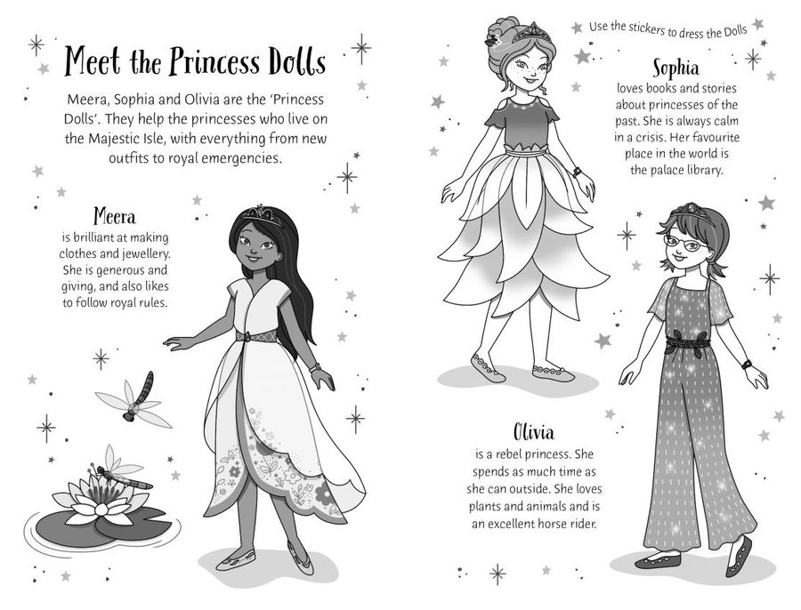 Usborne A Sticker Dolly Story Waterlily Ball