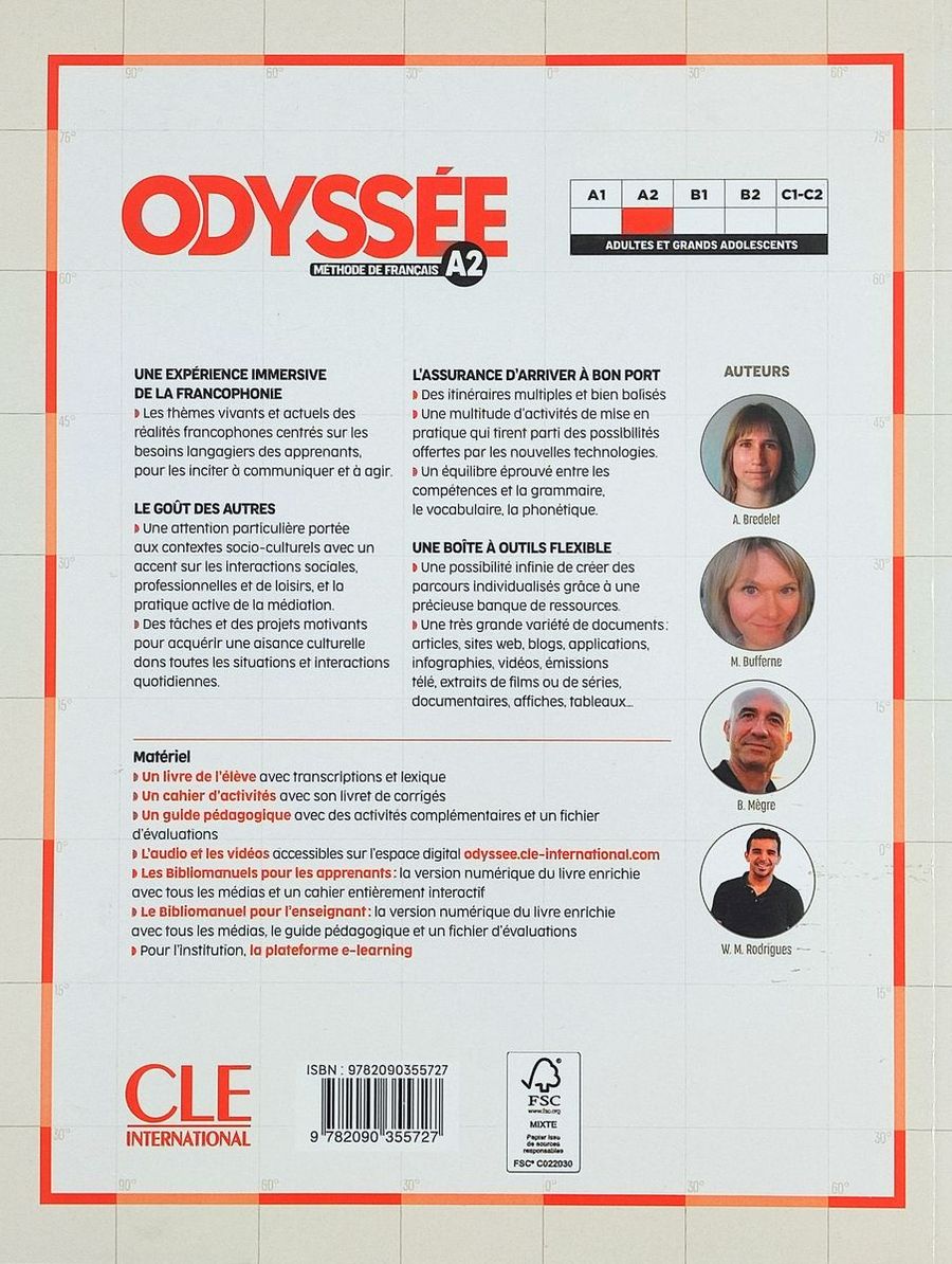 Odyssee A2 Livre de l'eleve + Audio en ligne