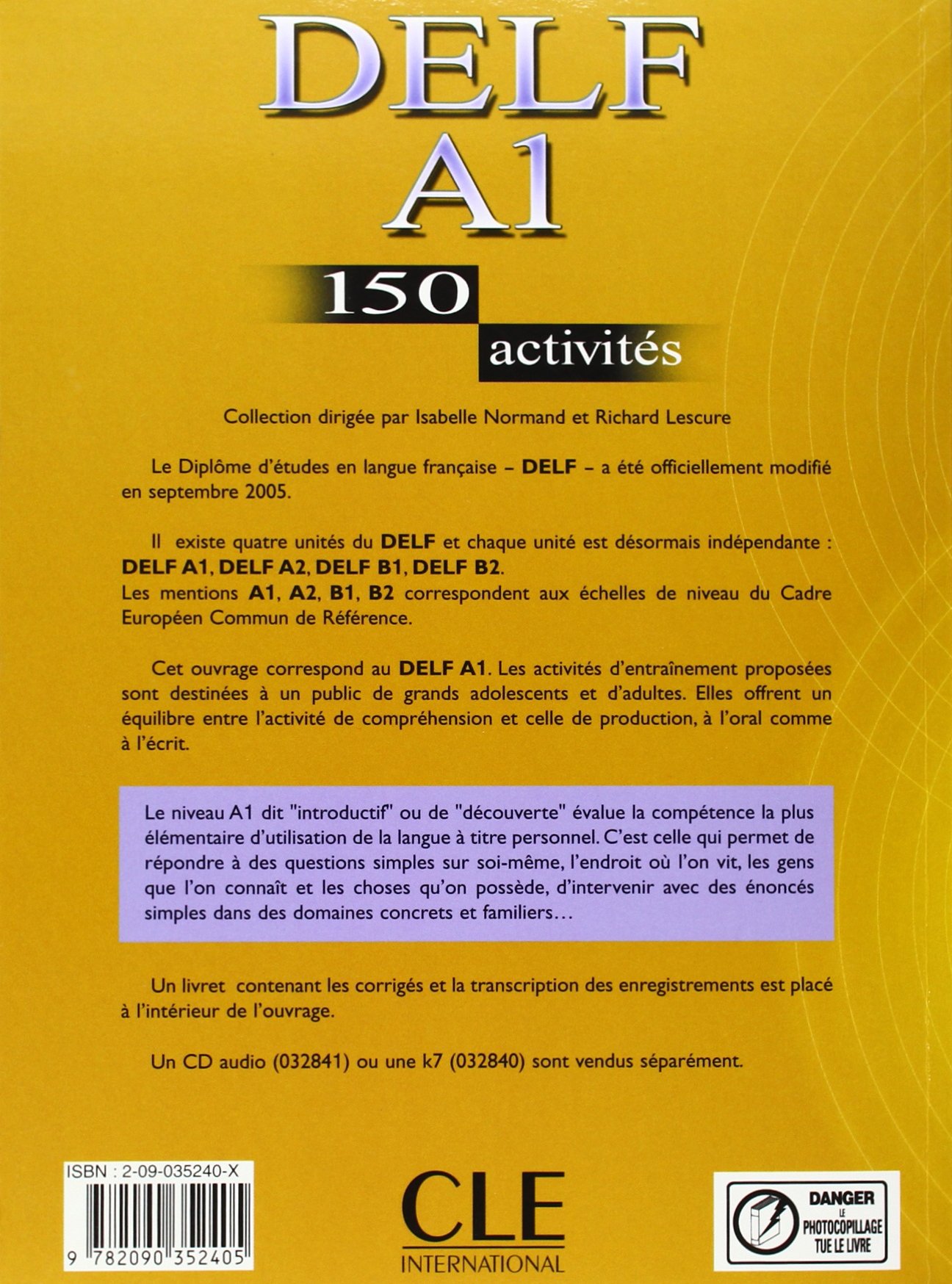 DELF A1 150 Activites Livre + corriges
