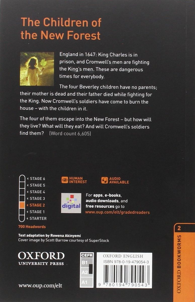 Oxford Bookworms Library 2 The Children of the New Forest with Audio Download (access card inside)