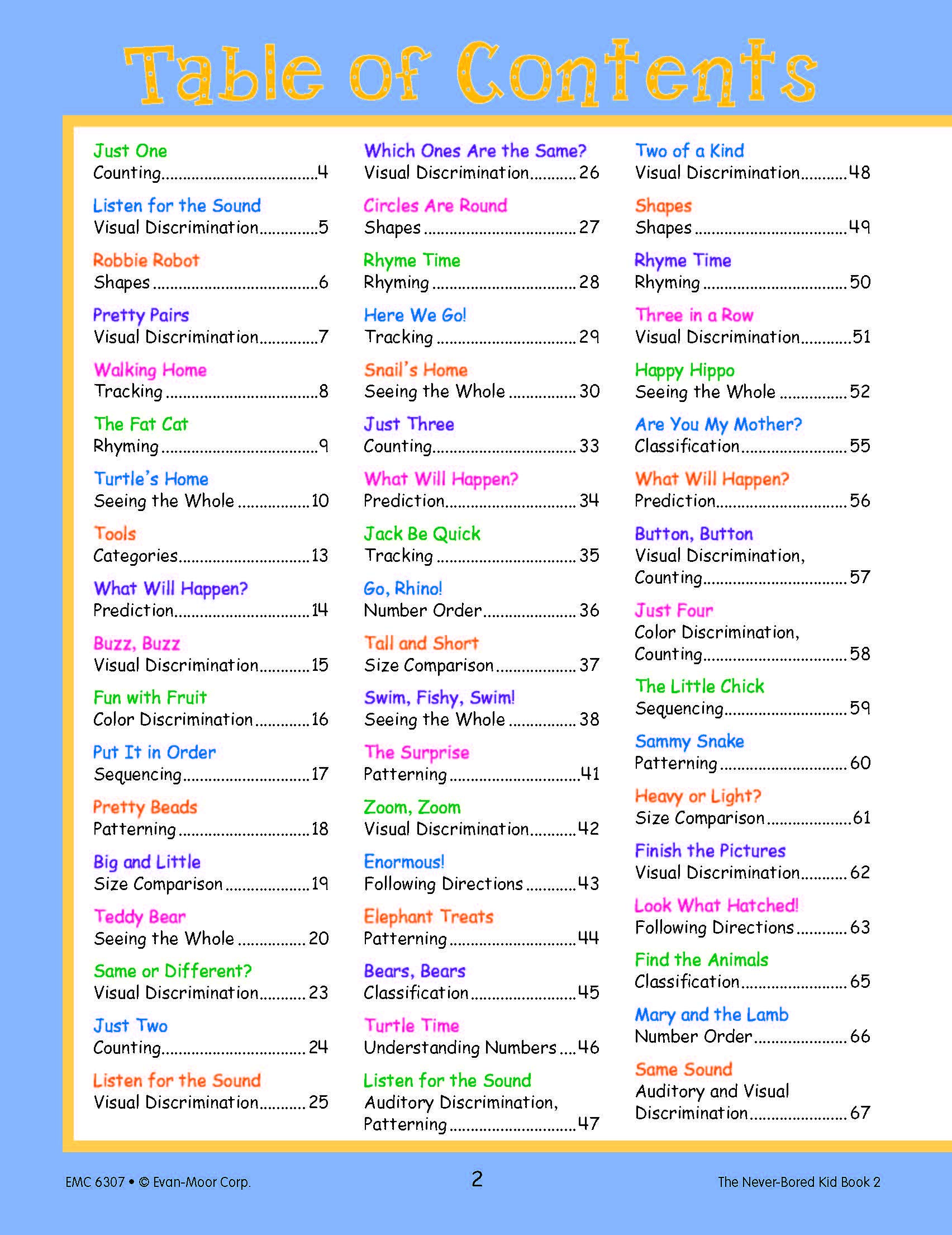 The Never-Bored Kid Book 2 Ages 4-5