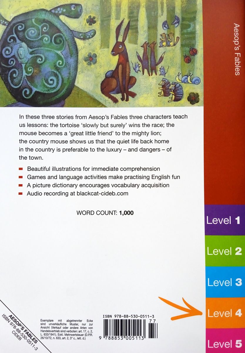 Earlyreads 4 Aesop's Fables