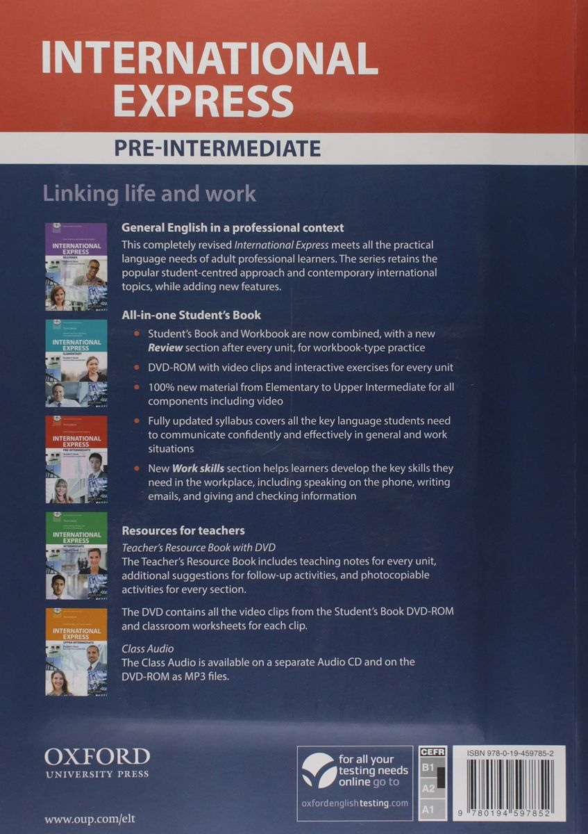 International Express (3rd Edition)  Pre-Intermediate Student's Book with Pocket Book and DVD-ROM