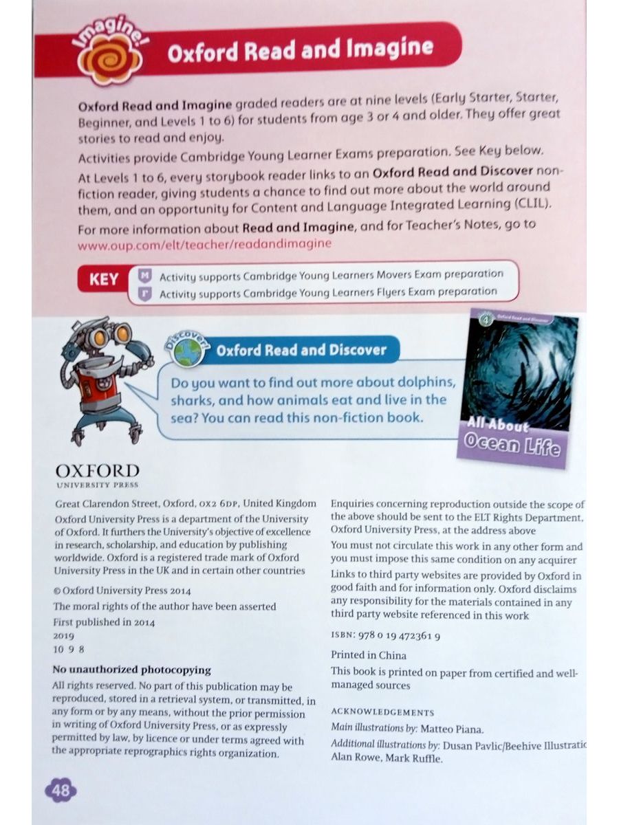 Oxford Read and Imagine 4 Swimming with Dolphins with Audio Download (access card inside)