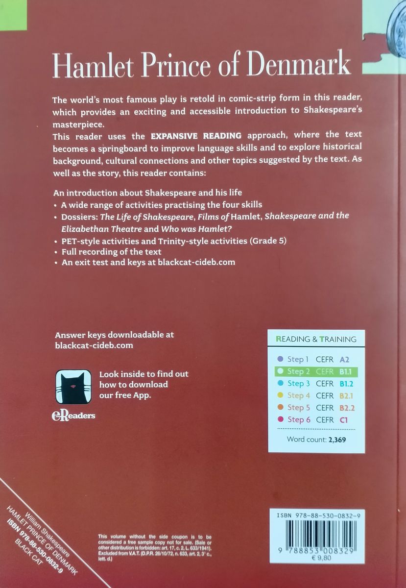 Reading and Training 2 Hamlet Prince of Denmark with Audio