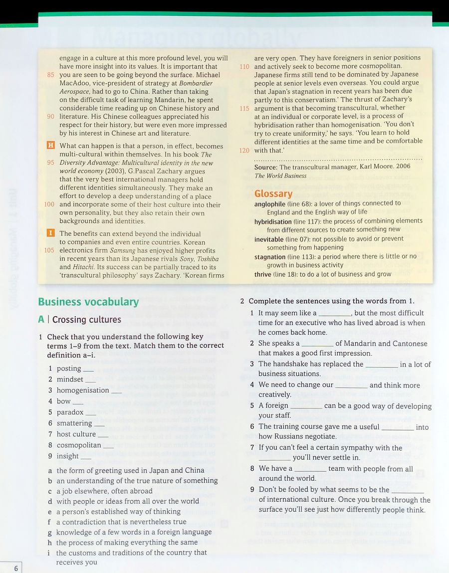 Business Result Advanced Skills for Business Studies