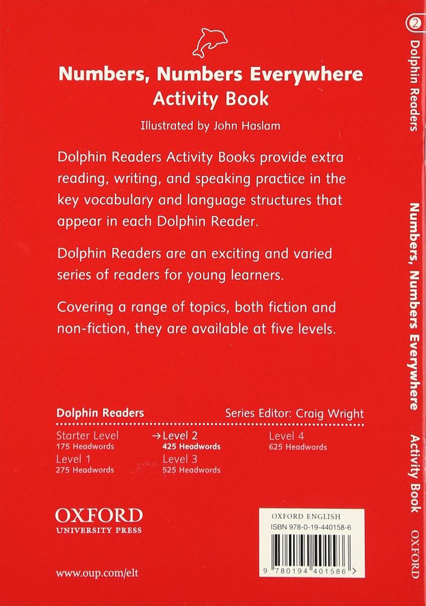 Dolphin Readers 2 Numbers, Numbers Everywhere Activity Book