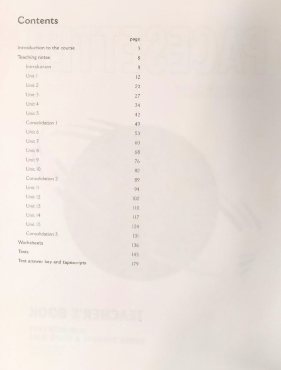 Pacesetter Elementary Teacher's Book