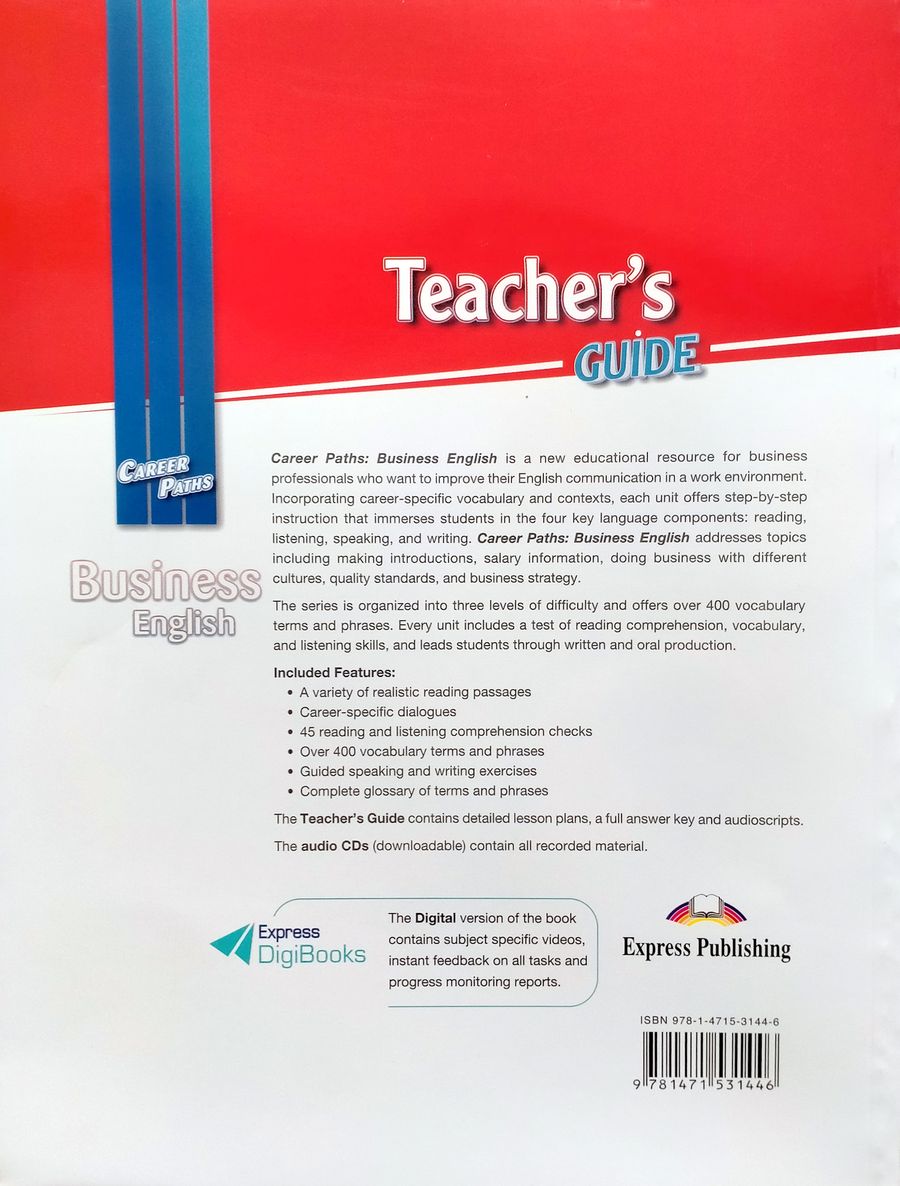 Career Paths Business English Teacher's Guide