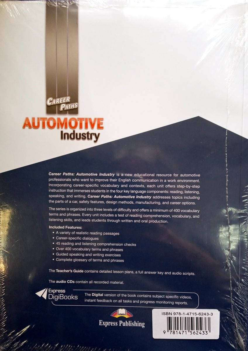 Career Paths Automotive Industry Teacher's Guide, Student's Book with Digibook and Online Audio