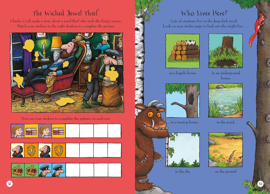 The Gruffalo and Friends Festive Super Sticker Book