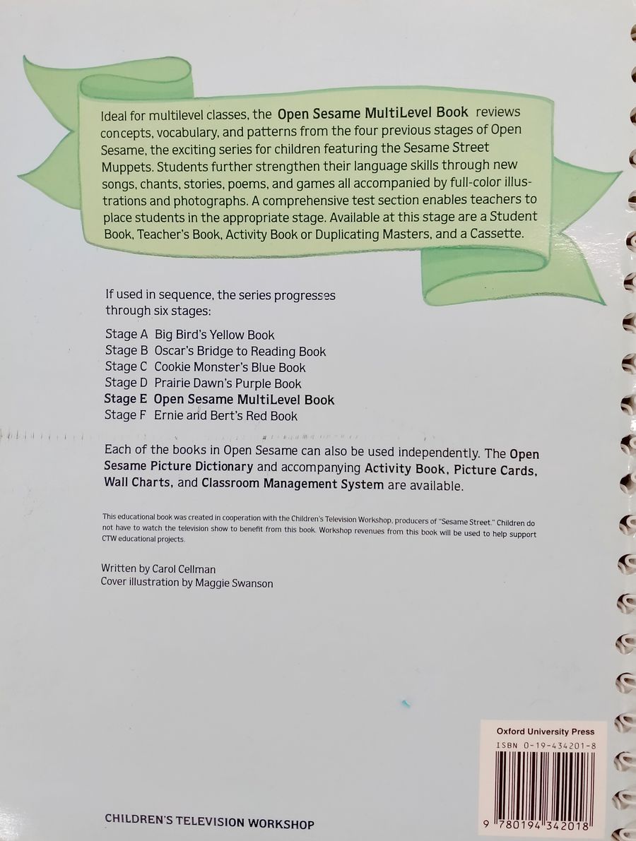 Open Sesame Transition Book Teacher's Book