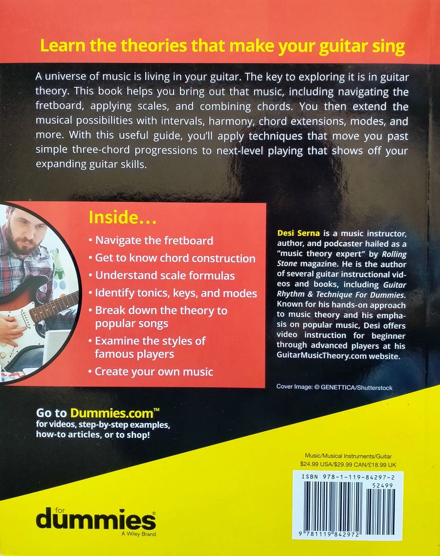 Guitar Theory For Dummies with Online Practice