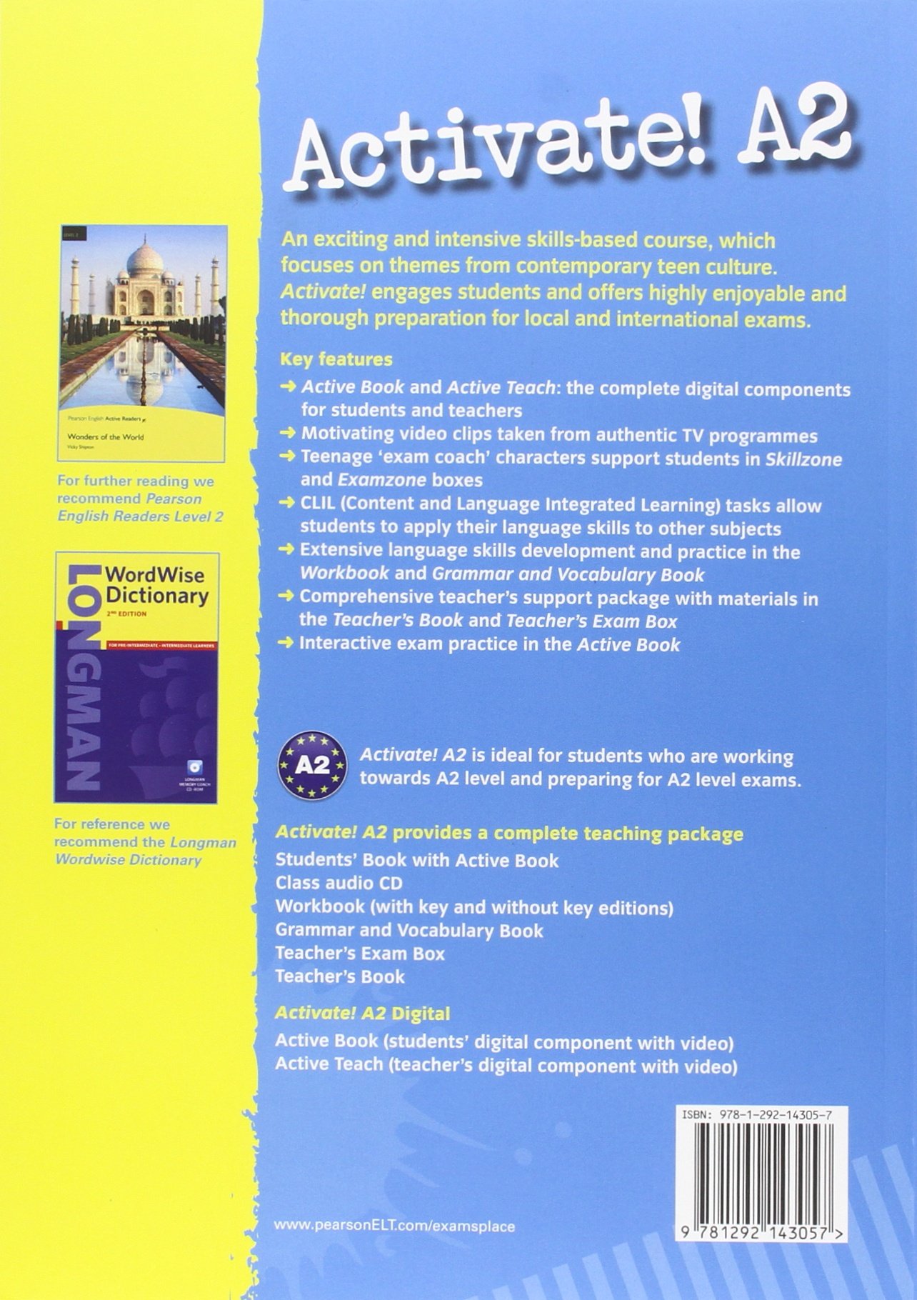 Activate! A2 Student's Book with ActiveBook CD-ROM