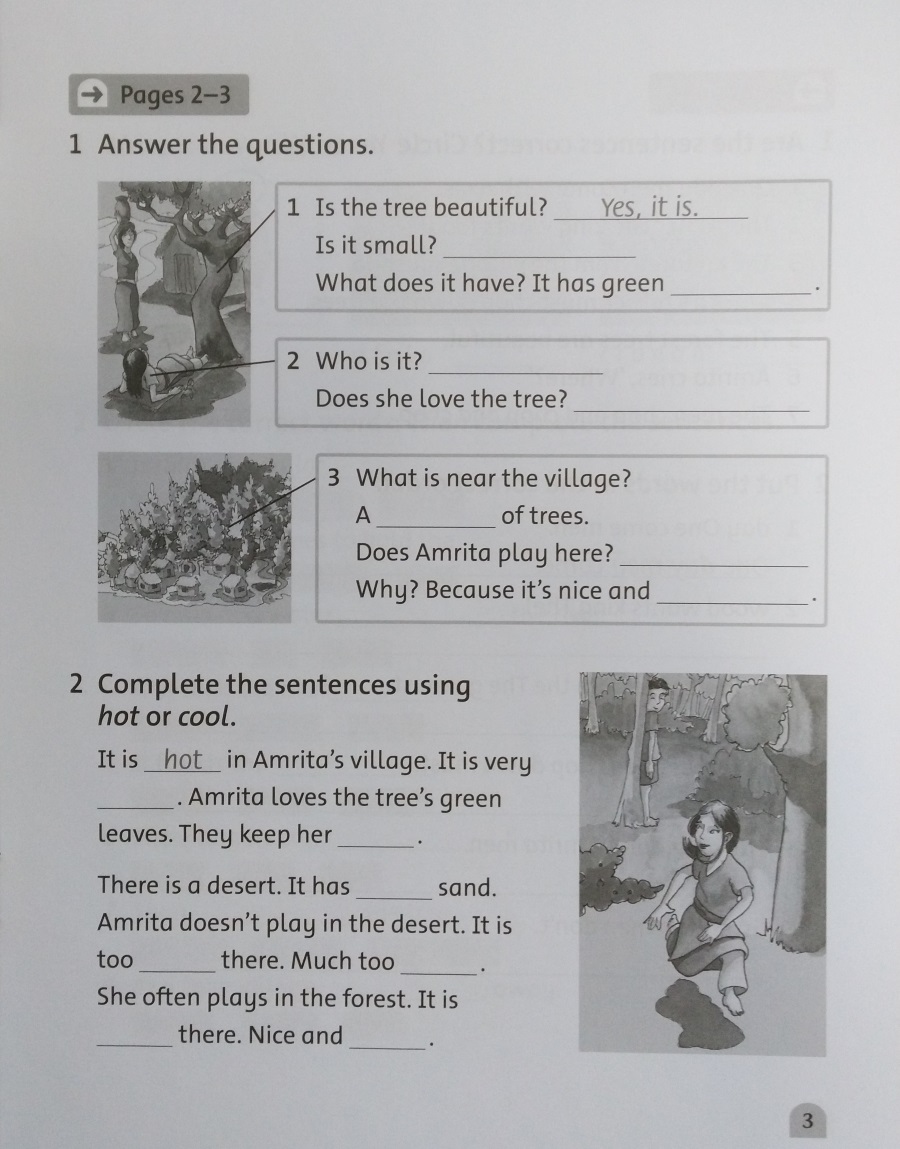 Classic Tales Level 2 Amrita and the Trees Activity Book and Play