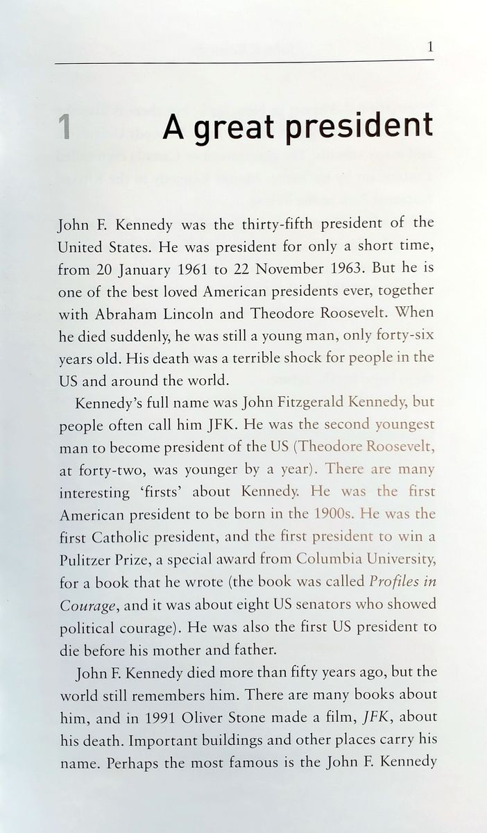 Oxford Bookworms Factfiles 2 John F. Kennedy with Audio Download (access card inside)