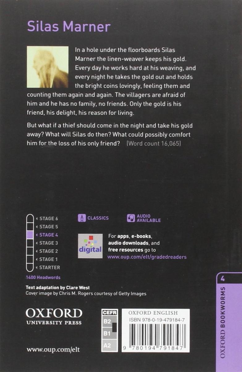 Oxford Bookworms Library 4 Silas Marner with Audio Download (access card inside)