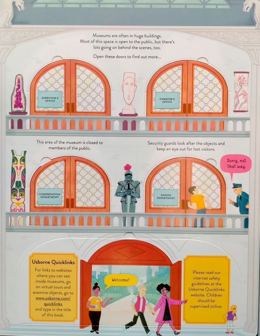 An Usborne Flap Book See Inside a Museum
