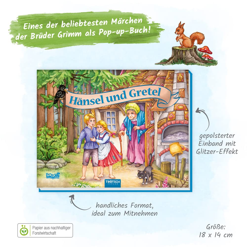 Trotsch Marchenbuch Pop-up-Buch Hansel und Gretel