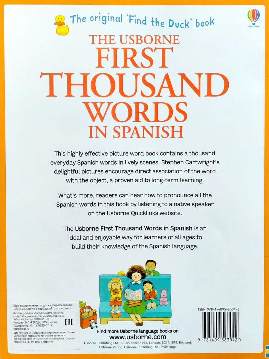 The Usborne First Thousand Words in Spanish