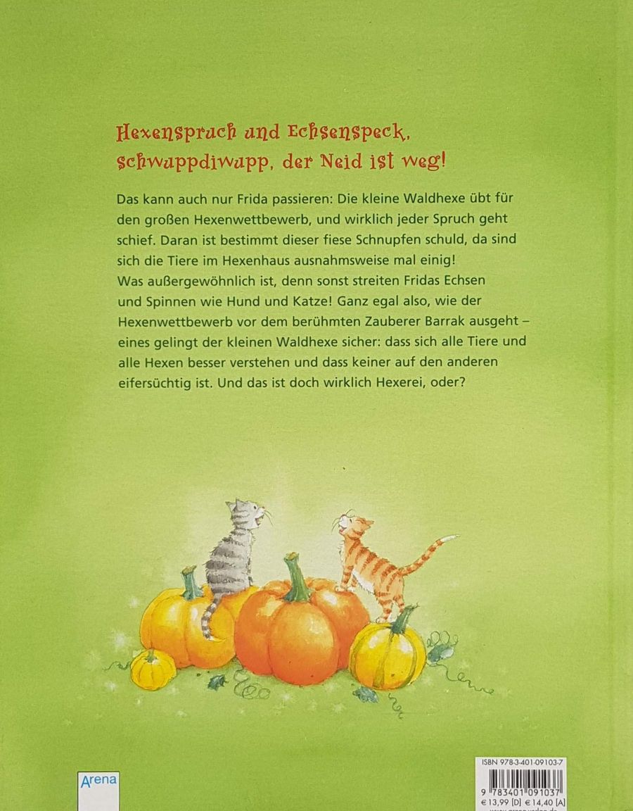 Frida die kleine Waldhexe Hexenspruch und Echsenspeck