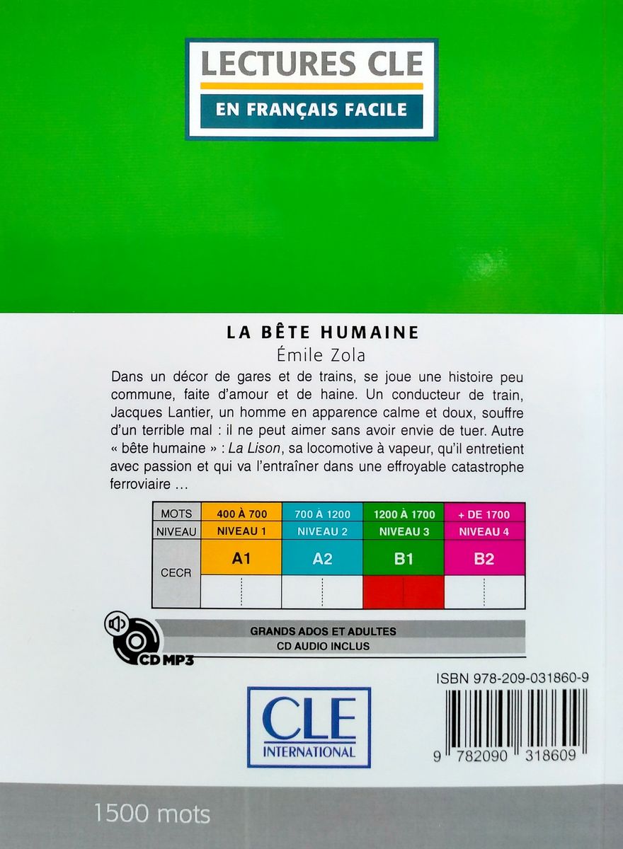 En Francais Facile 3 (B1) La bete humaine + CD