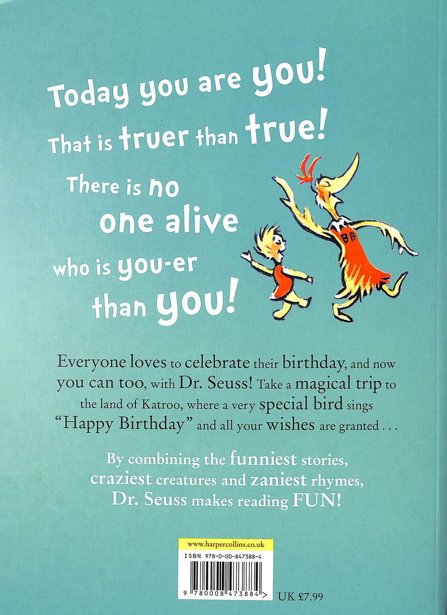 Dr. Seuss Happy Birthday to You