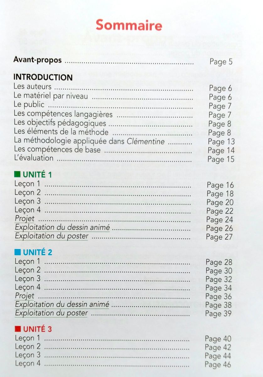 Clementine 1 Guide pedagogique