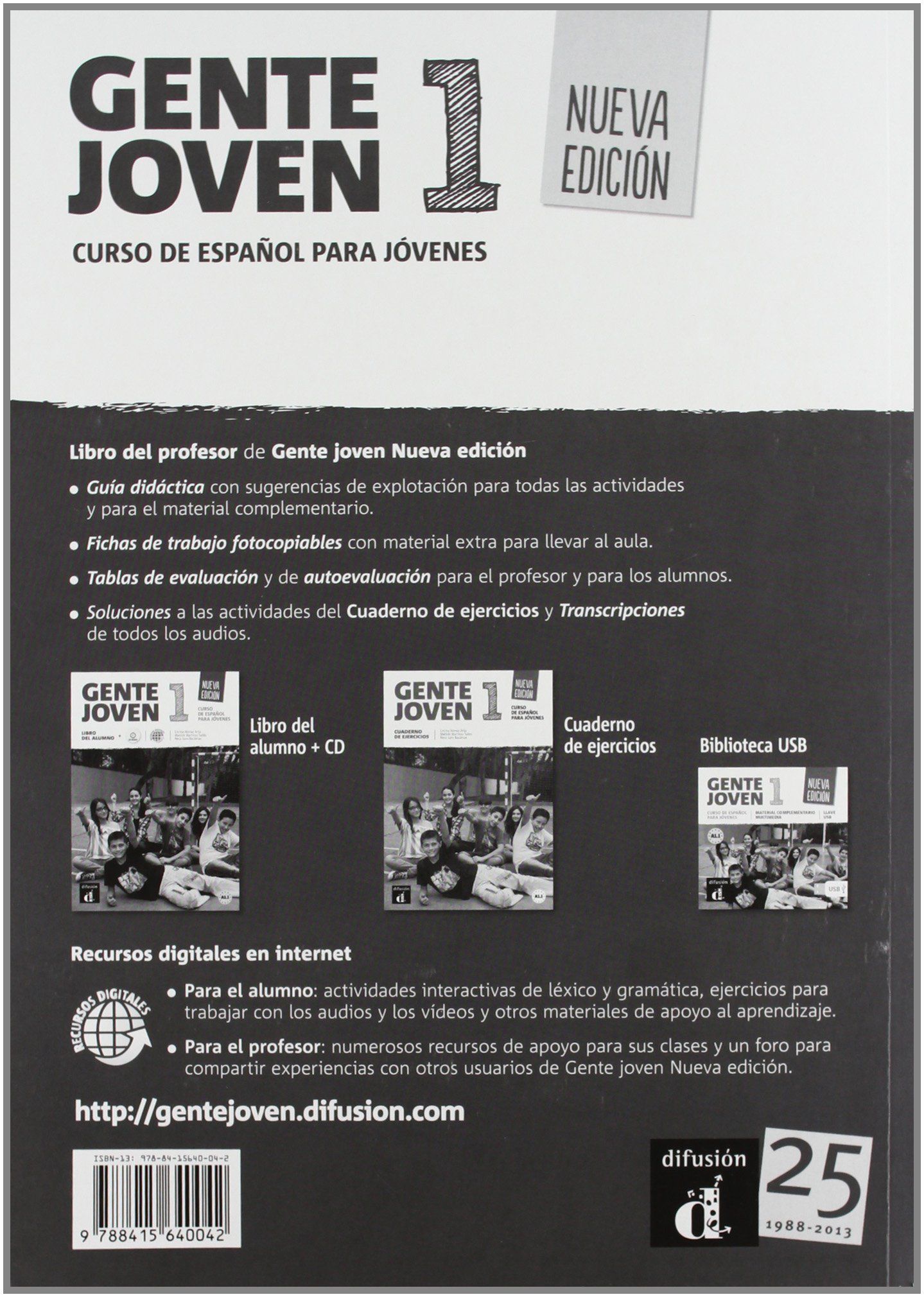 Gente Joven Nueva Edicion 1 (A1.1) Libro del profesor