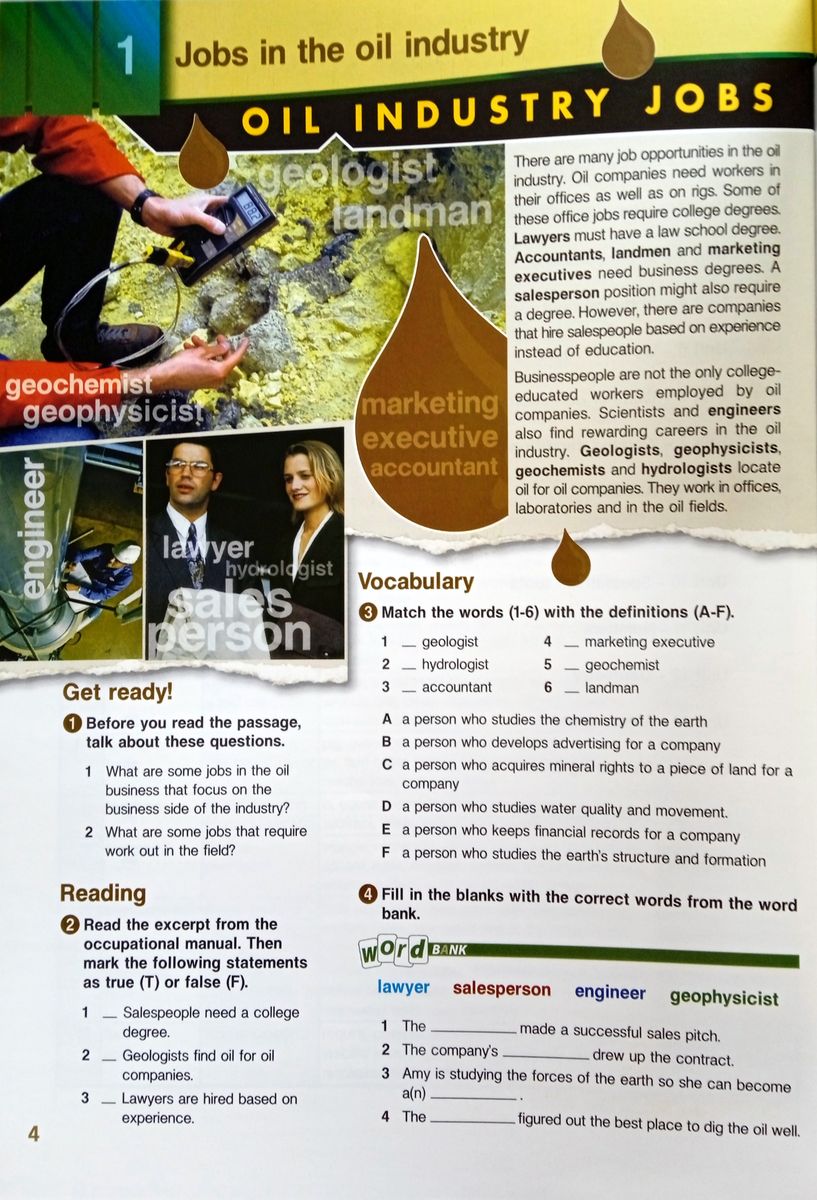 Career Paths Petroleum 1 Teacher's Guide, Student's Book with Digibook and Online Audio