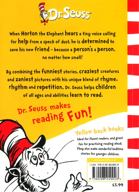 Dr. Seuss  Horton Hears a Who