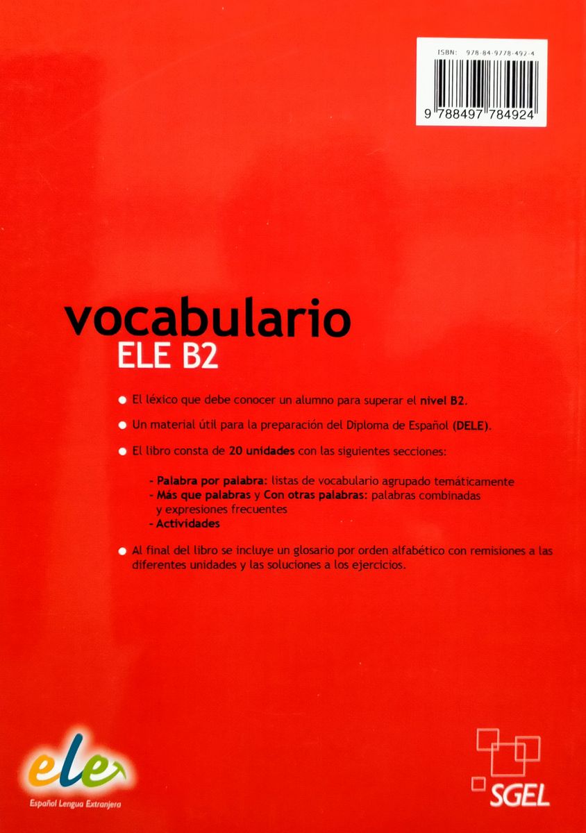 Vocabulario ELE B2